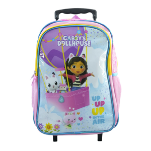 ست 45 در 1 کوله پشتی چرخدار 40 سانتی Gabby’s Dollhouse مدل Rainbow Max - Backpack - Trolly Bag - Promotion Items 45 in 1 - Gabby’s Dollhouse _کیف مدرسه